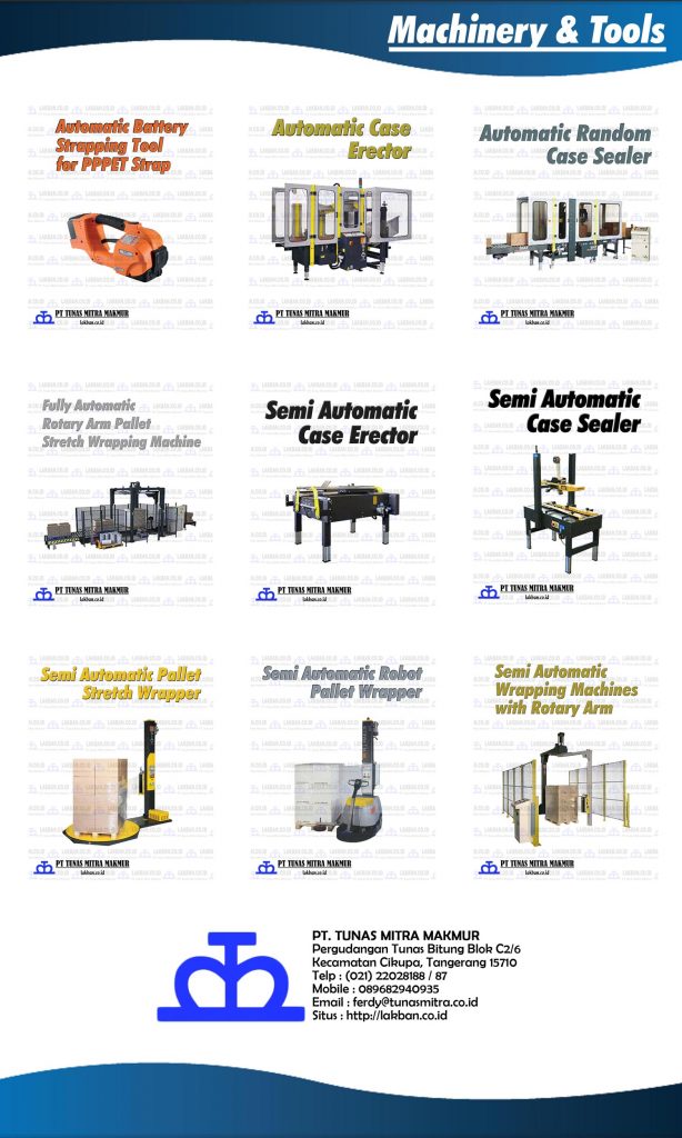 Katalog Produk Machinery & Tools dari PT. Tunas Mitra Makmur Pallet Wrap