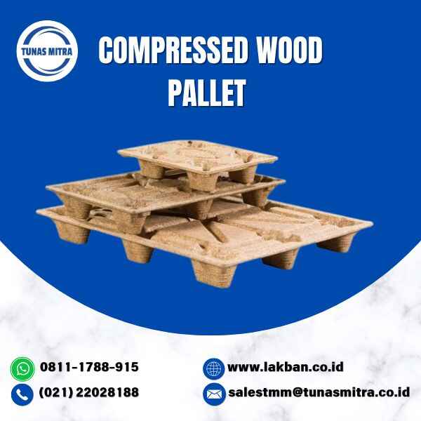 compressed wood pallet