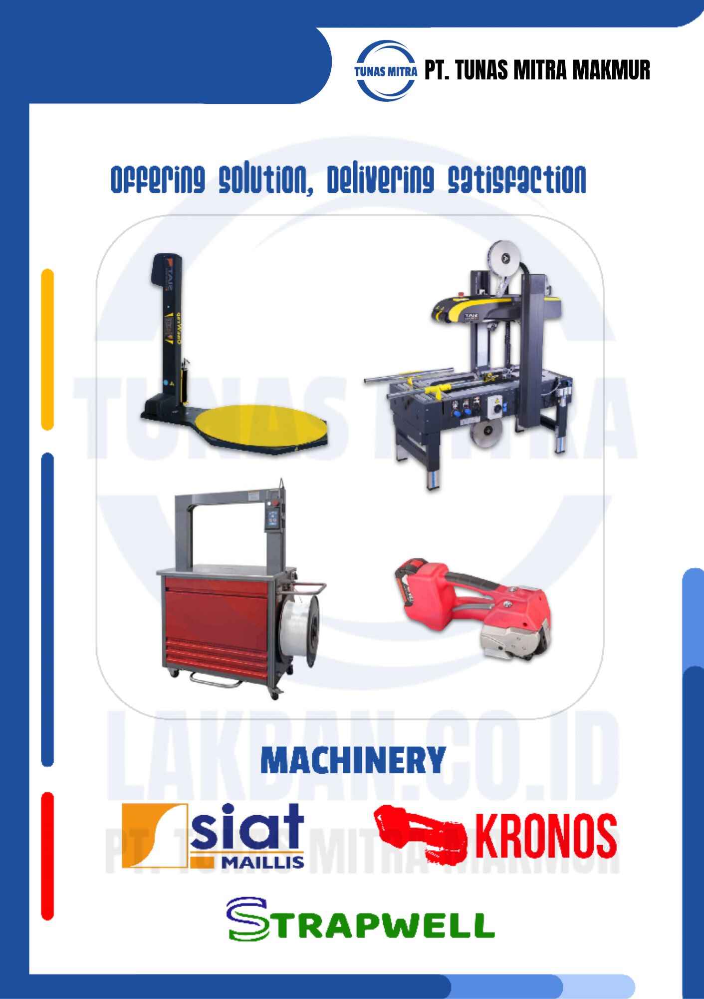 Katalog Produk Machinery & Tools dari PT. Tunas Mitra Makmur